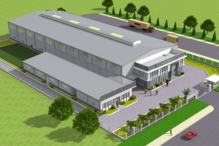 Thiết kế Nhà máy Tân Thành Long