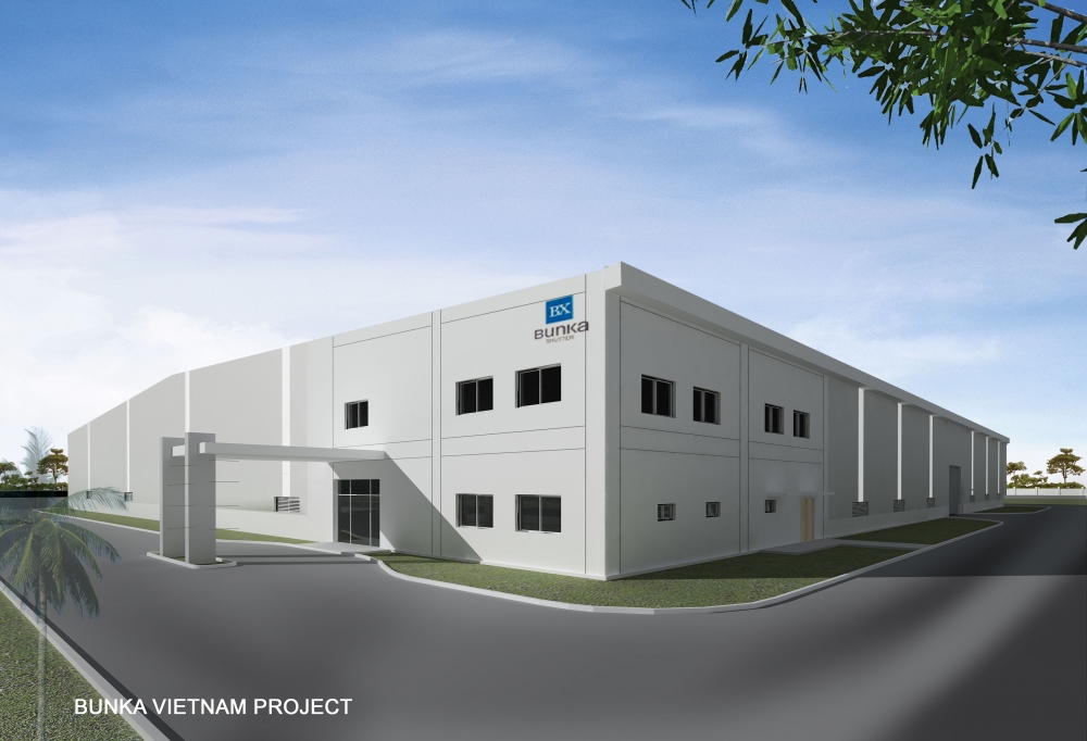 Thiết kế nhà xưởng Công ty TNHH Bunka Việt Nam