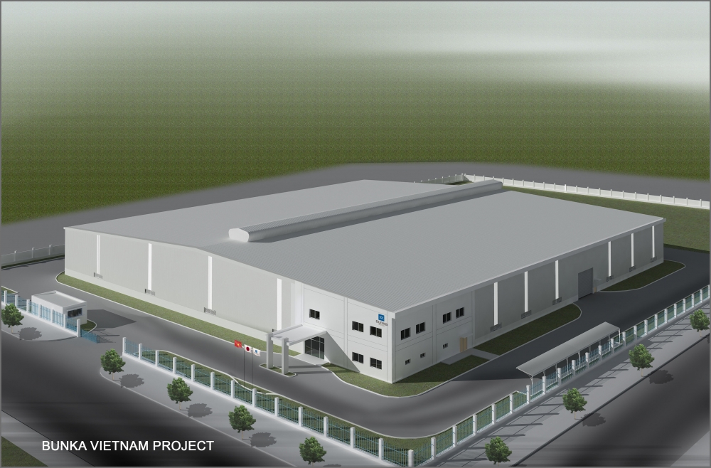 Thiết kế nhà xưởng Công ty TNHH Bunka Việt Nam