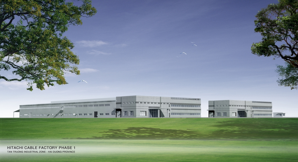 Thiết kế nhà xưởng Công ty TNHH Hitachi Việt Nam