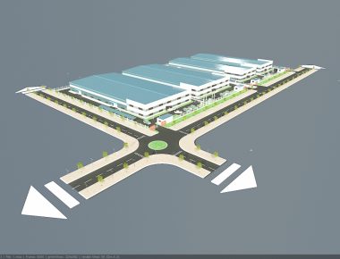 Thiết kế nhà xưởng Công ty Vestal Việt Nam