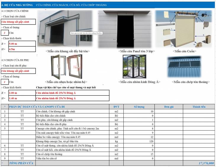 Thiết kế nhà xưởng 1000m2
