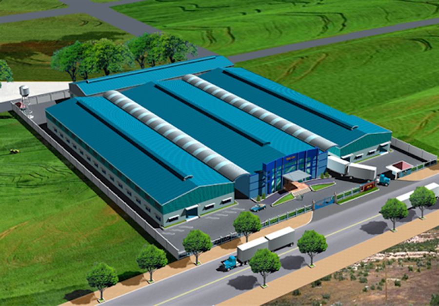 Thiết kế nhà xưởng 1000m2