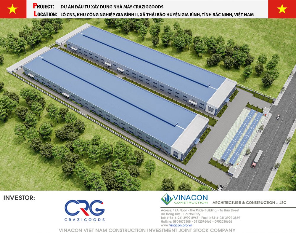 VINACON 8211 Đơn vi chuyên tư vấn thiết kế nhà máy sản xuất bao bì