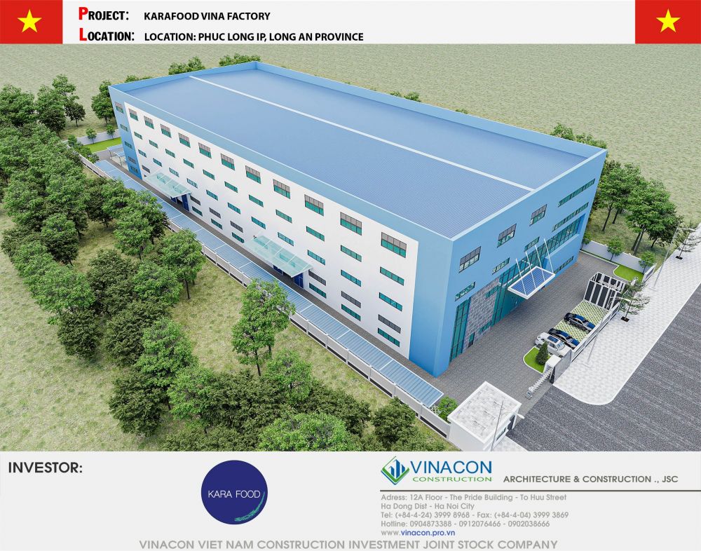 VINACON 8211 Đơn vi chuyên tư vấn thiết kế nhà máy sản xuất bao bì