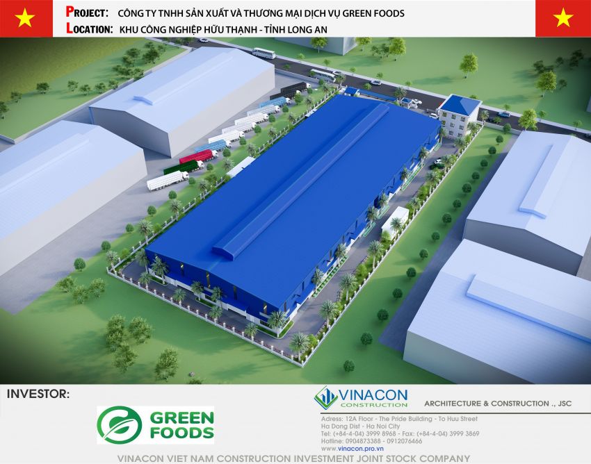 Nhà máy thực phẩm Green Foods