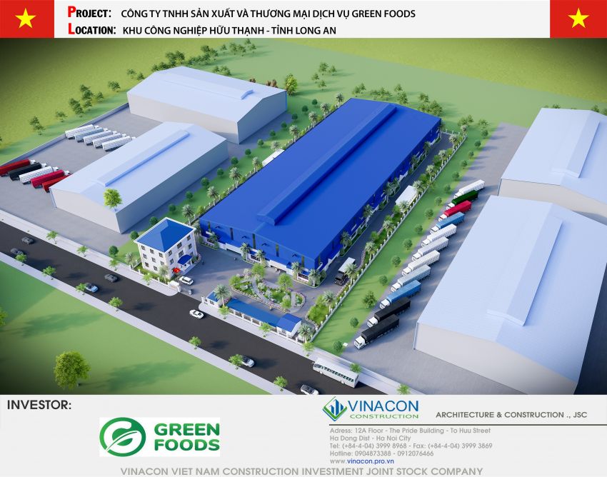 Nhà máy thực phẩm Green Foods