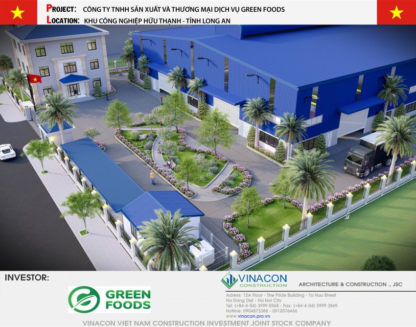 Nhà máy thực phẩm Green Foods