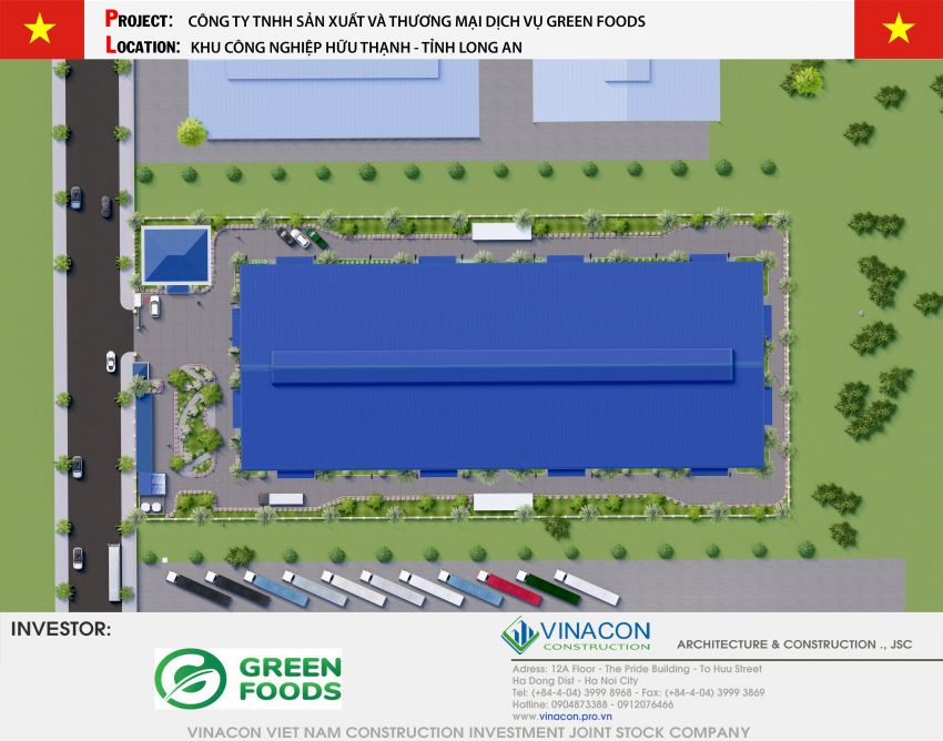 Nhà máy thực phẩm Green Foods