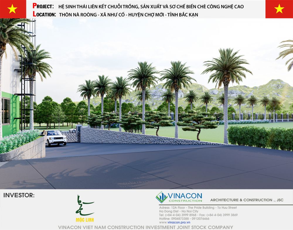 Nhà máy sản xuất trà công nghệ cao Mộc Linh