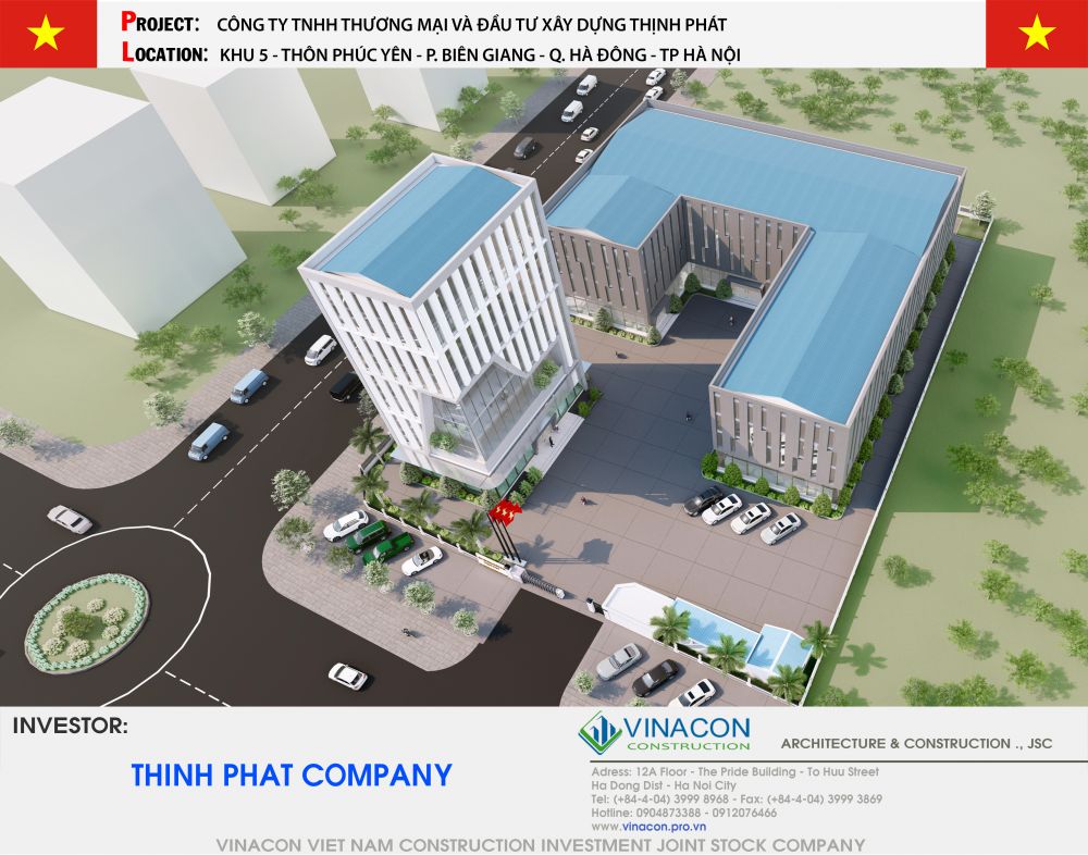 Nhà máy và showroom trưng bày tập đoàn Thịnh Phát