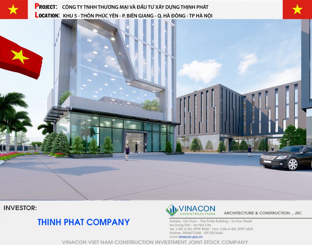 Nhà máy và showroom trưng bày tập đoàn Thịnh Phát