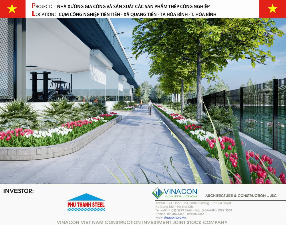 Thiết kế Nhà máy thép Phú Thành