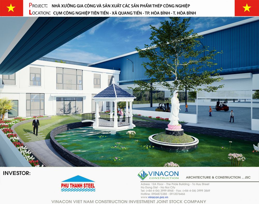 Thiết kế Nhà máy thép Phú Thành