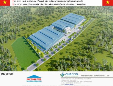 Thiết kế Nhà máy thép Phú Thành