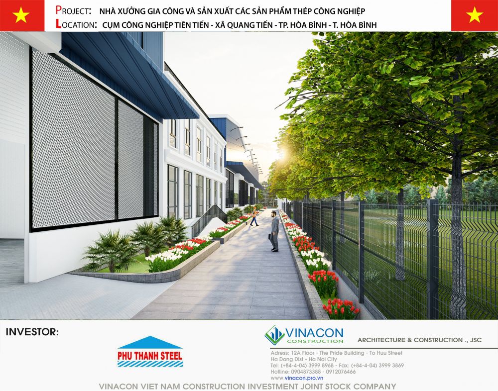 Thiết kế Nhà máy thép Phú Thành