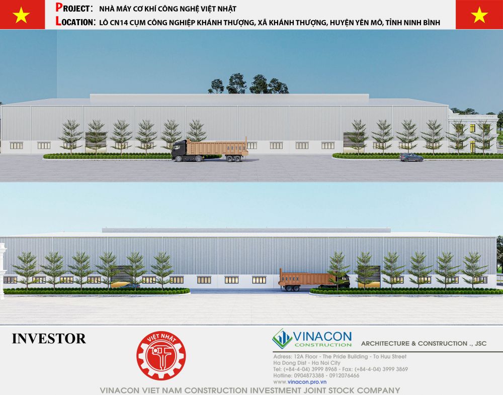 Nhà máy cơ khí Công Nghệ Việt Nhật