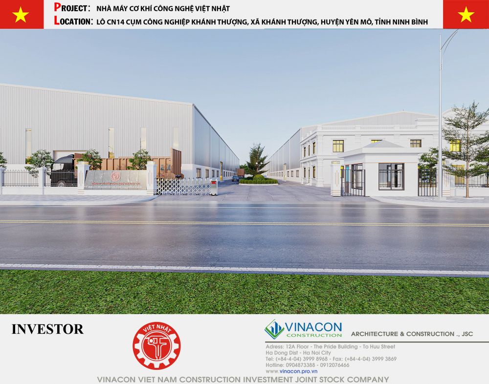 Nhà máy cơ khí Công Nghệ Việt Nhật