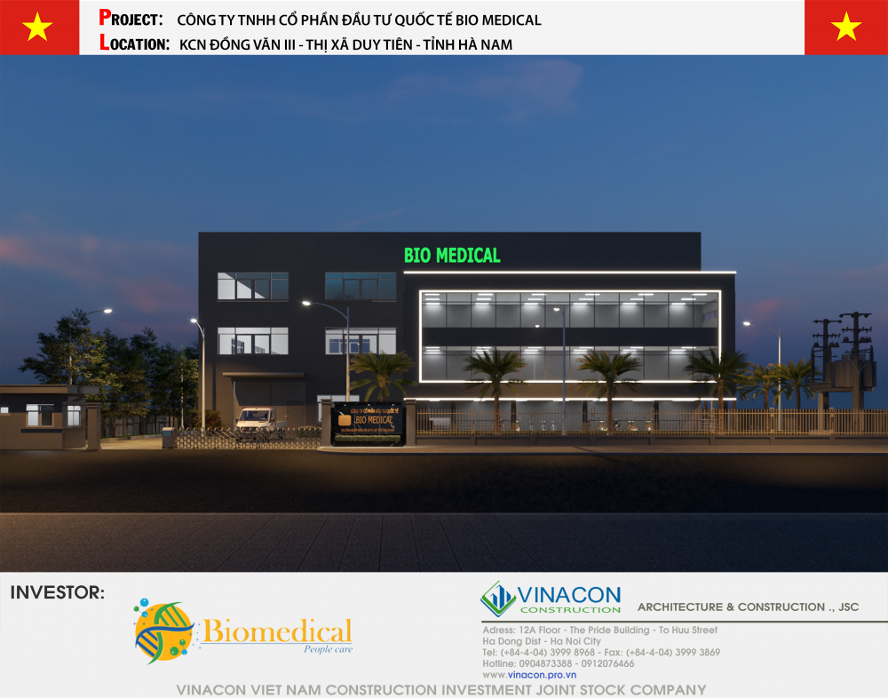 Nhà máy sản xuất thực phẩm Bio Medical