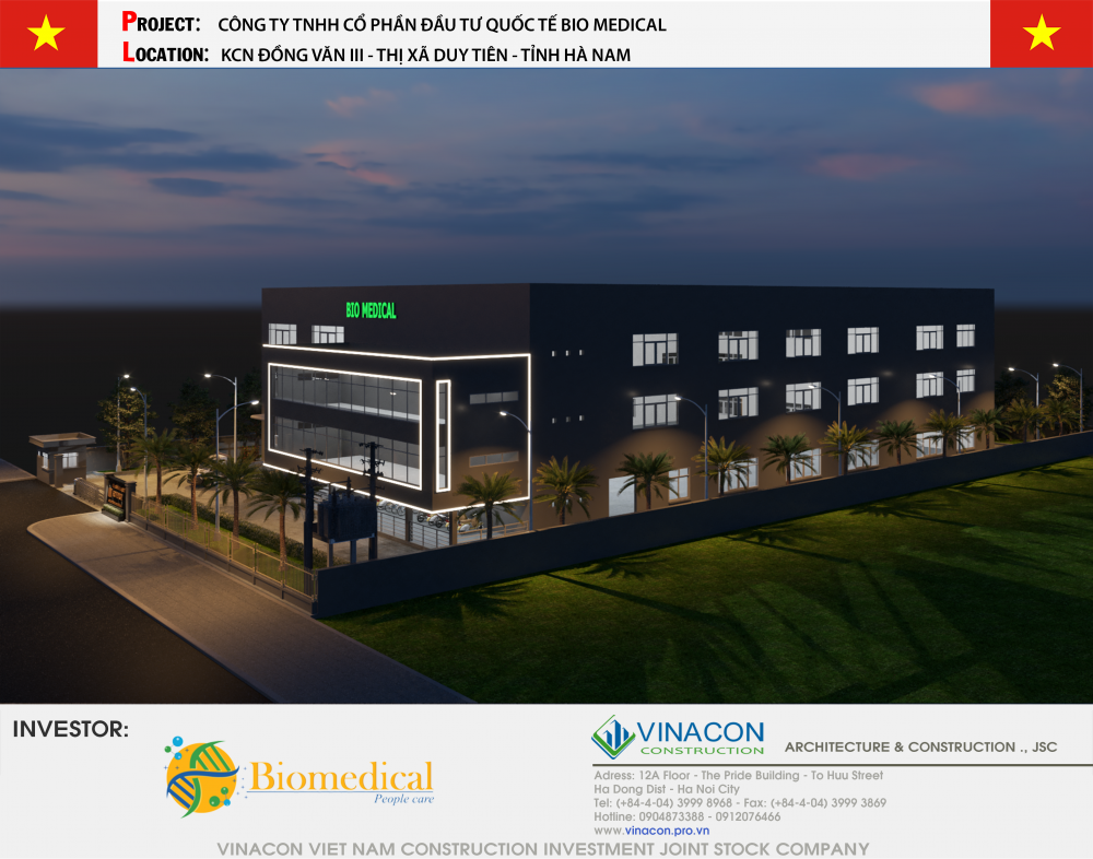 Nhà máy sản xuất thực phẩm Bio Medical