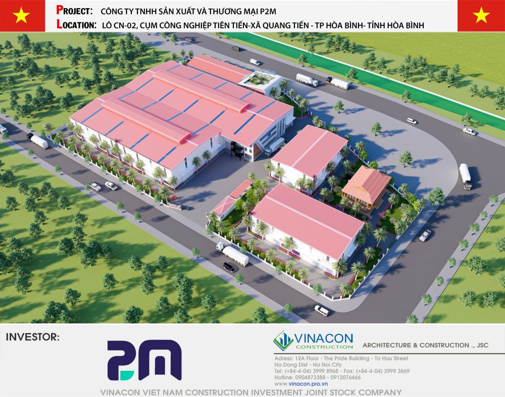 Thiết kế nhà máy sản xuất tấm ván gỗ nhựa PVC