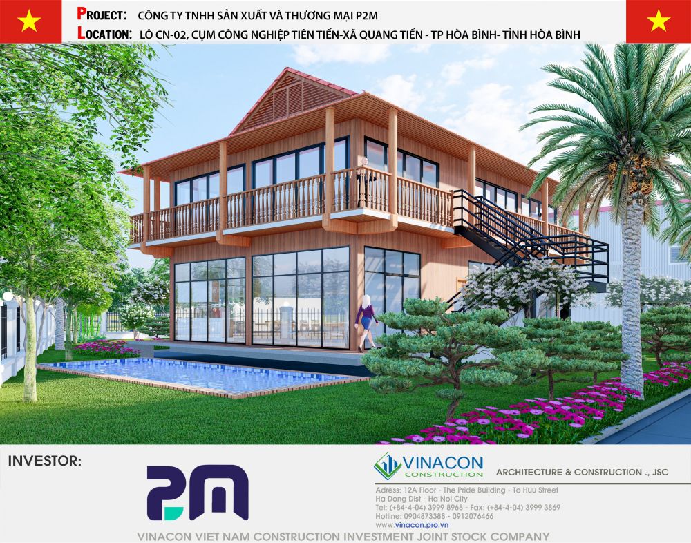 Thiết kế nhà máy sản xuất tấm ván gỗ nhựa PVC