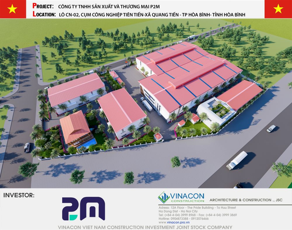 Thiết kế nhà máy sản xuất tấm ván gỗ nhựa PVC