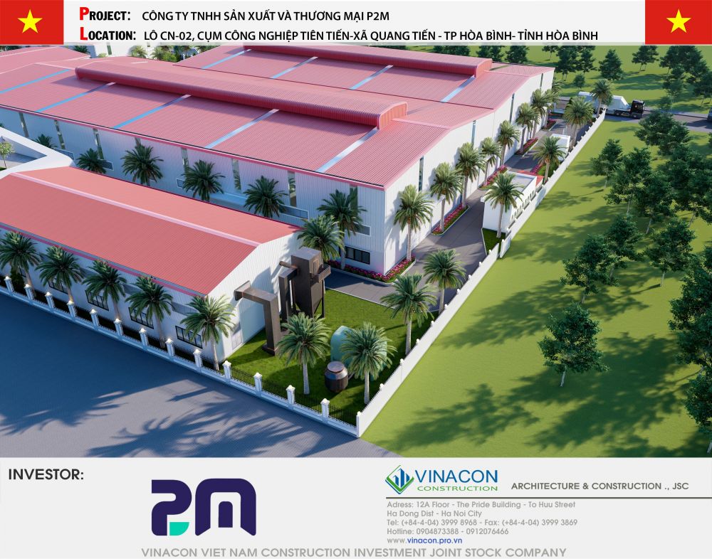 Thiết kế nhà máy sản xuất tấm ván gỗ nhựa PVC