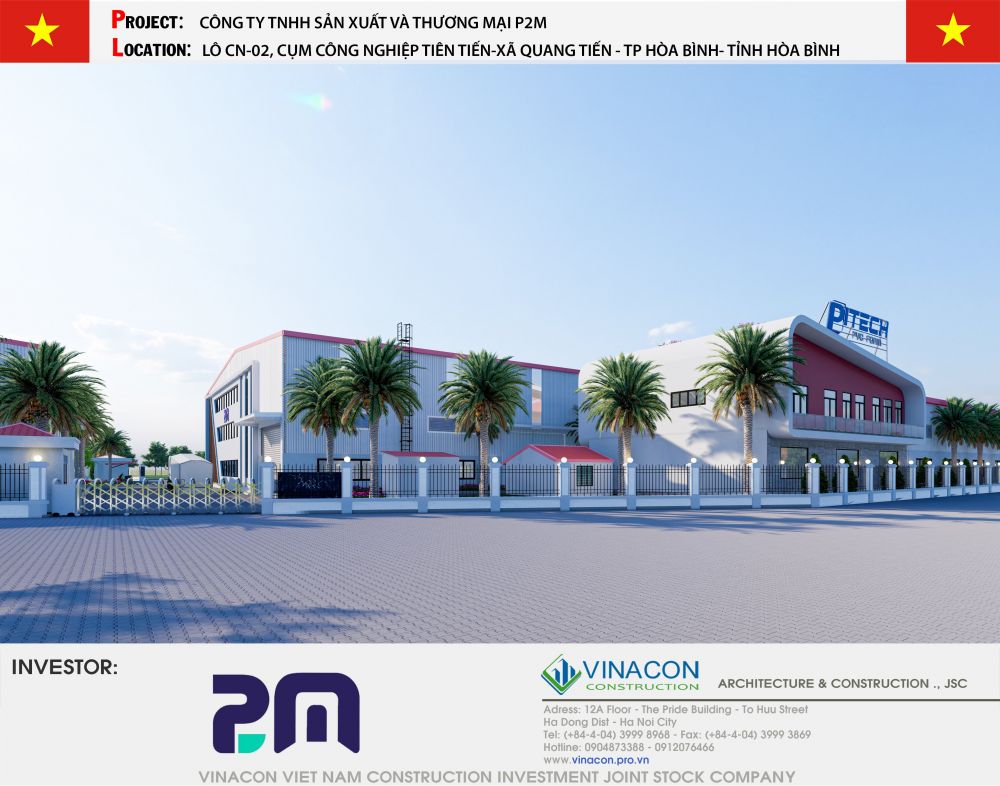 Thiết kế nhà máy sản xuất tấm ván gỗ nhựa PVC