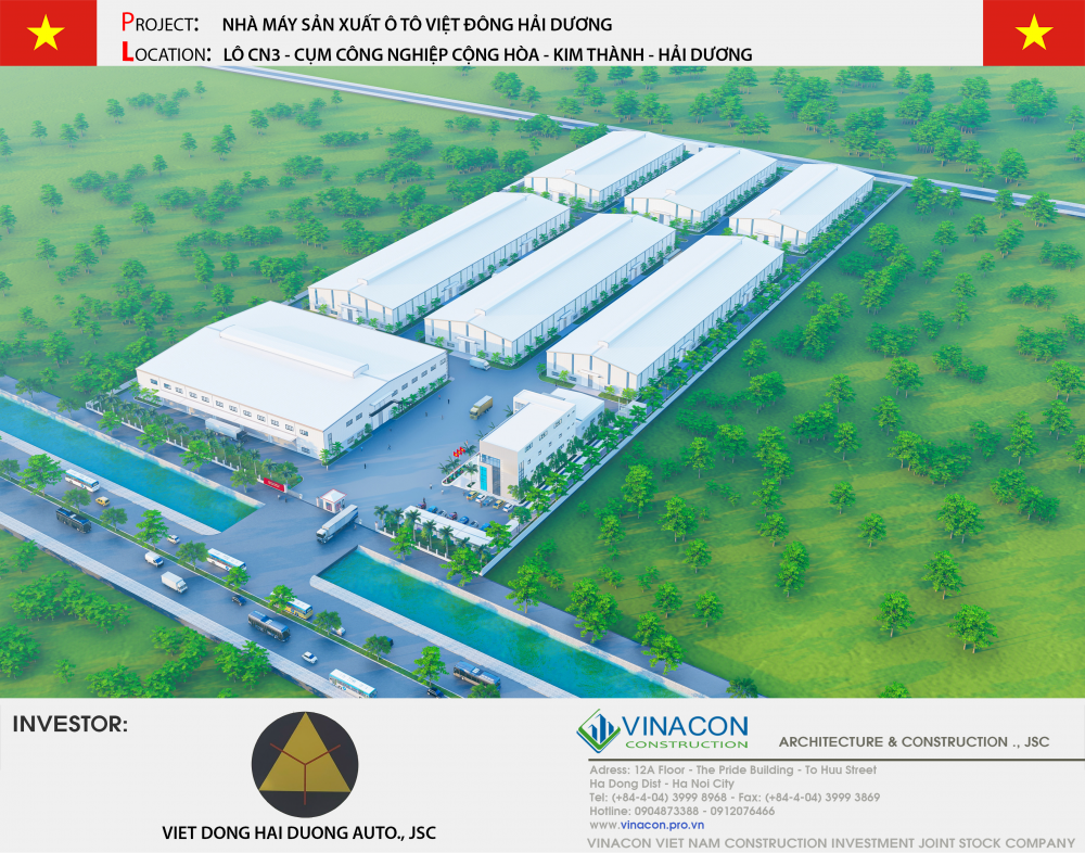 Nhà máy sản xuất Ô tô tập đoàn Việt Đông