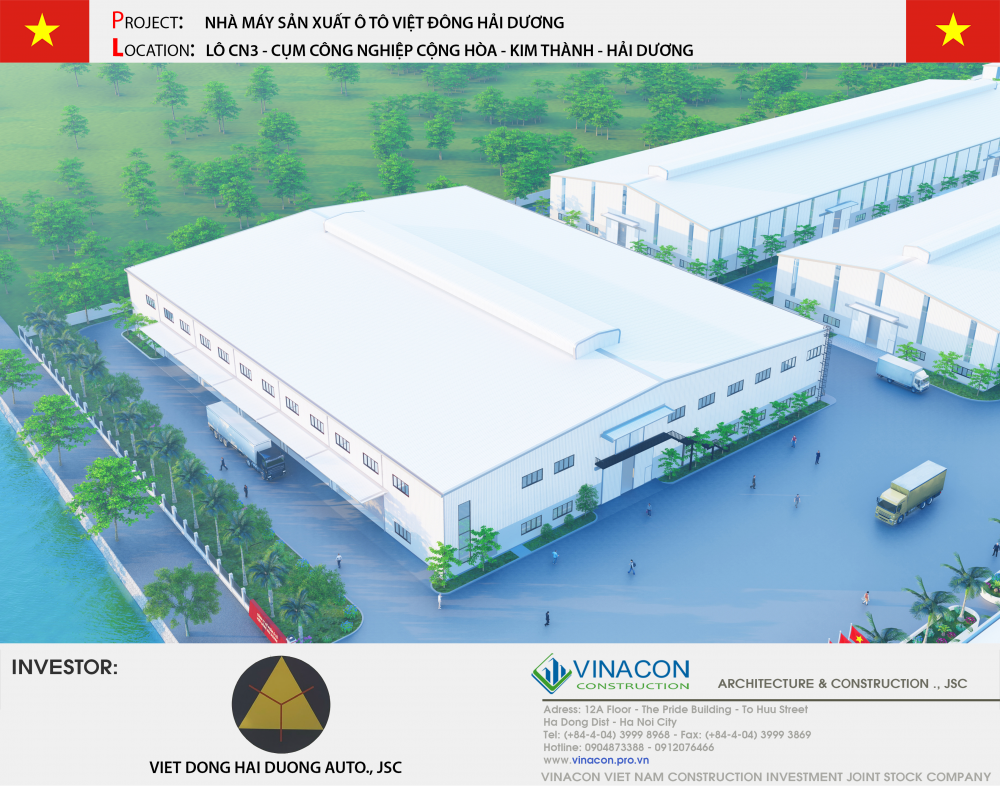 Nhà máy sản xuất Ô tô tập đoàn Việt Đông