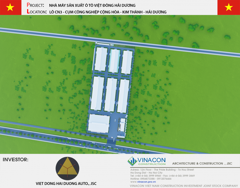 Nhà máy sản xuất Ô tô tập đoàn Việt Đông