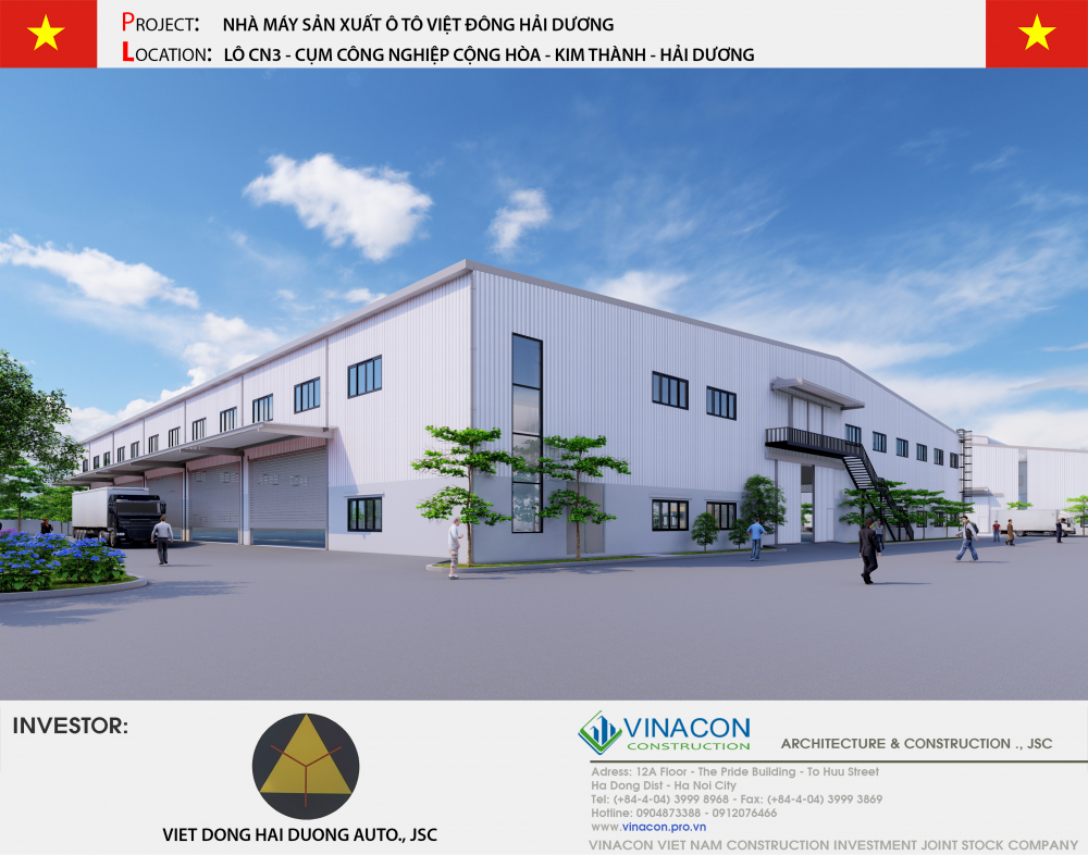 Nhà máy sản xuất Ô tô tập đoàn Việt Đông