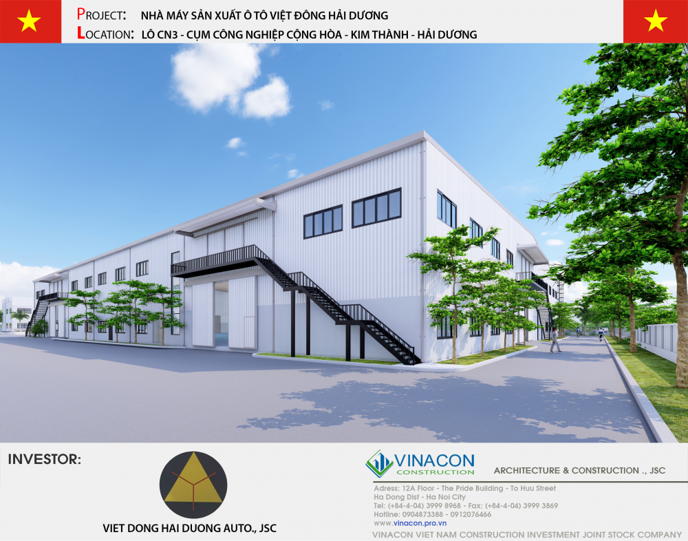 Nhà máy sản xuất Ô tô tập đoàn Việt Đông