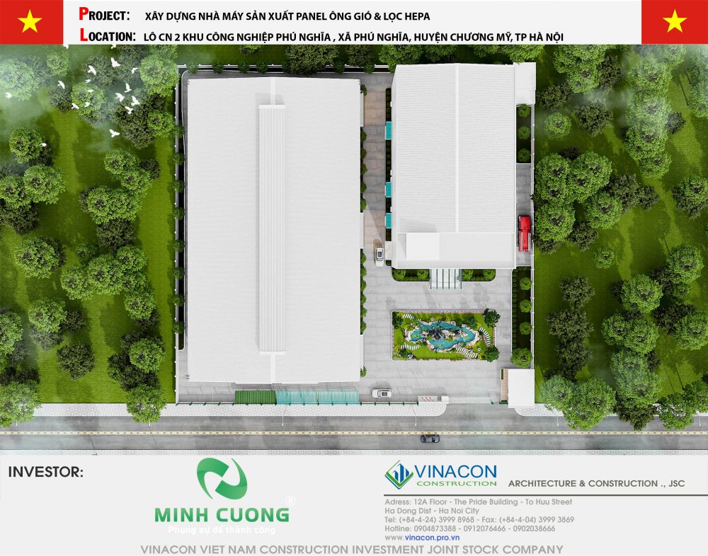 Nhà máy sản xuất Tập đoàn Minh Cường