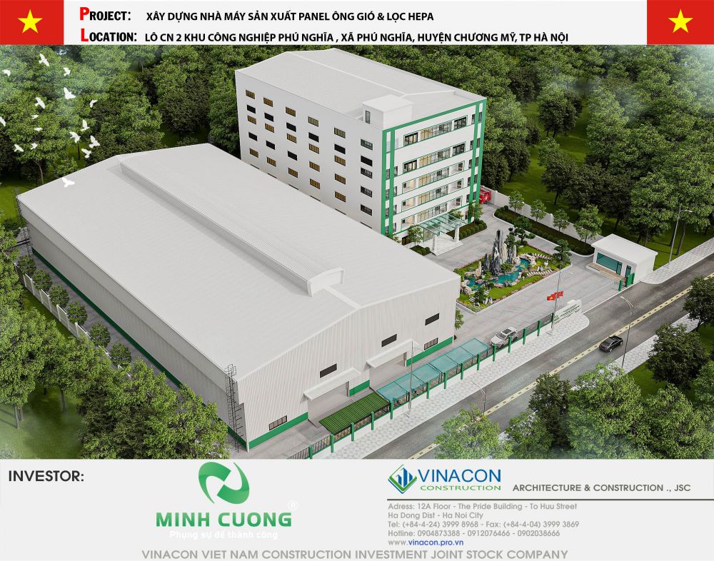 Nhà máy sản xuất Tập đoàn Minh Cường