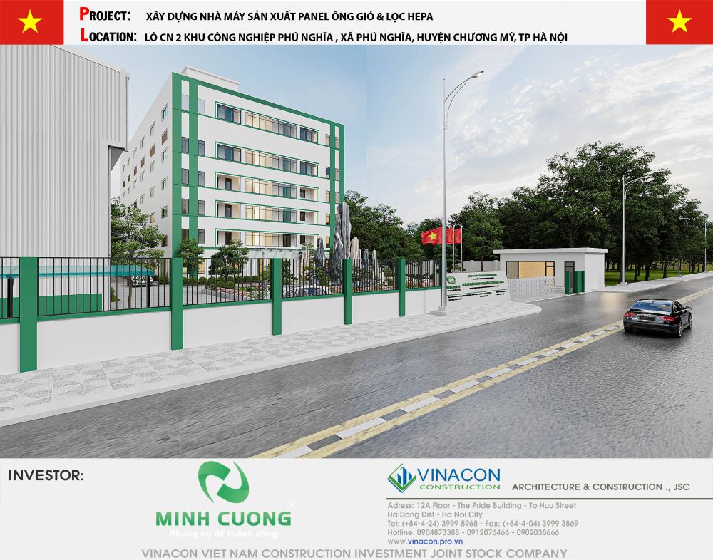 Nhà máy sản xuất Tập đoàn Minh Cường