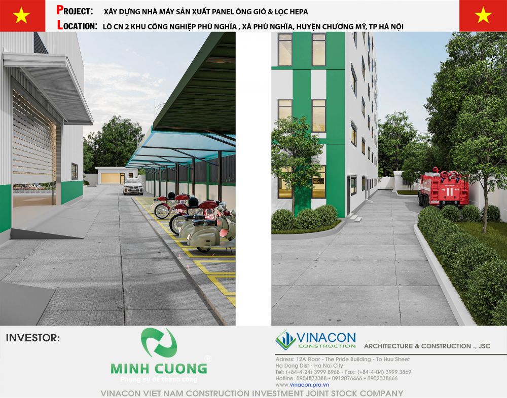 Nhà máy sản xuất Tập đoàn Minh Cường