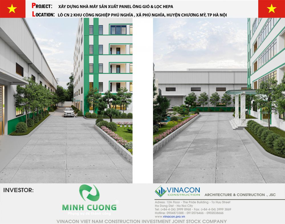 Nhà máy sản xuất Tập đoàn Minh Cường