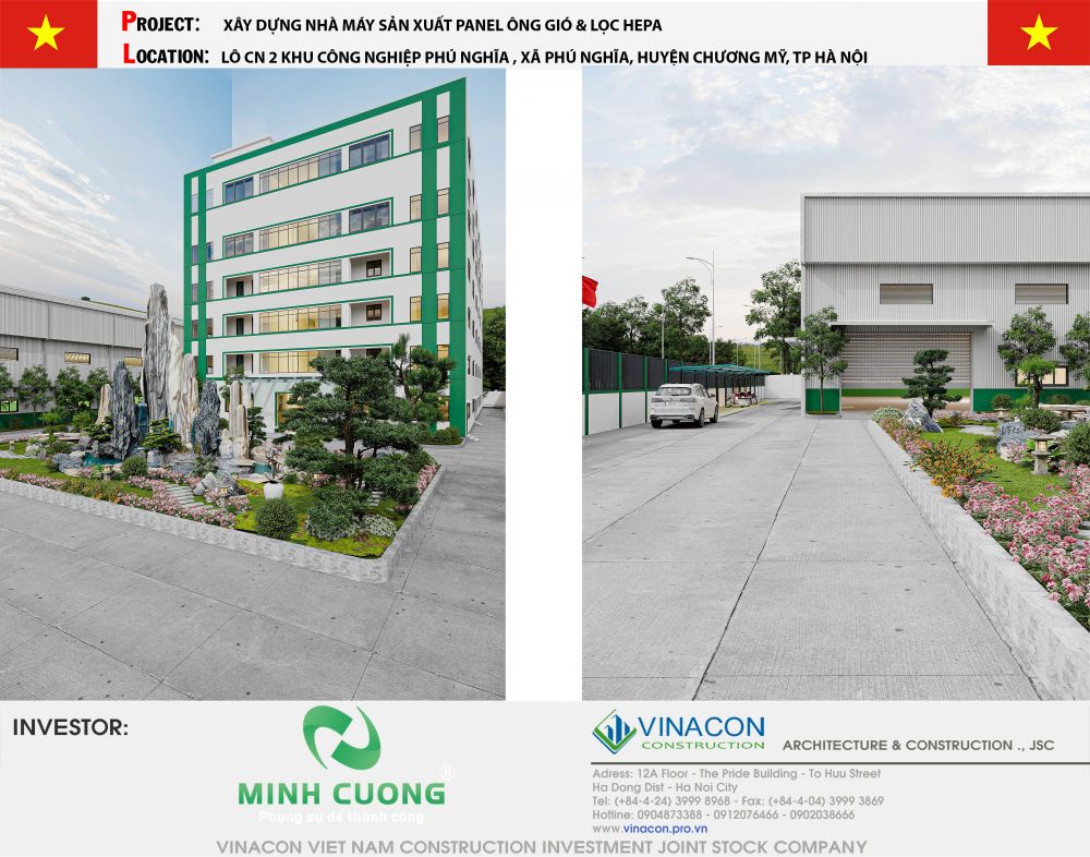 Nhà máy sản xuất Tập đoàn Minh Cường