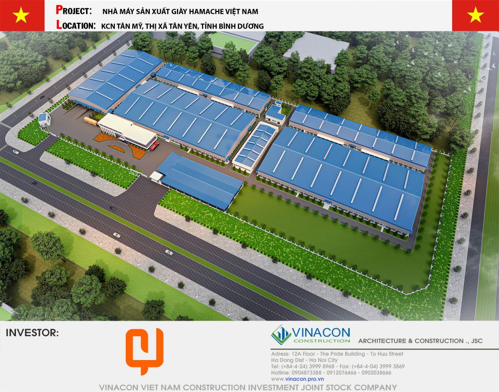 Nhà máy sản xuất giày Hamache Việt Nam