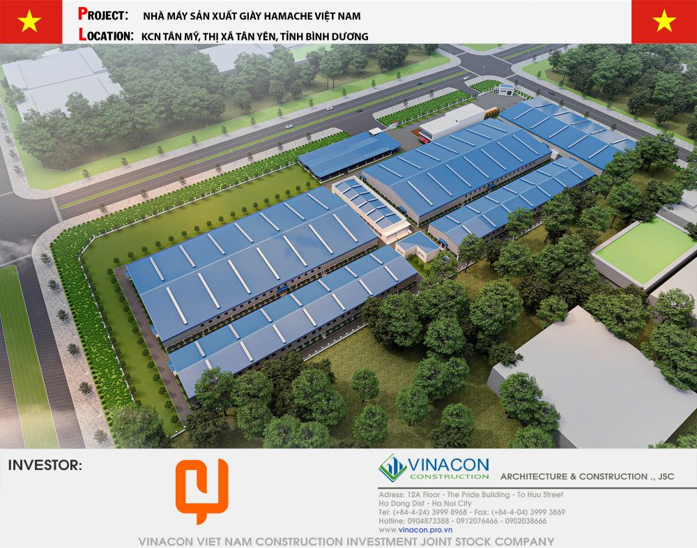 Nhà máy sản xuất giày Hamache Việt Nam