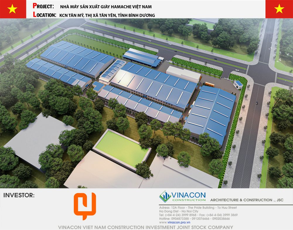 Nhà máy sản xuất giày Hamache Việt Nam