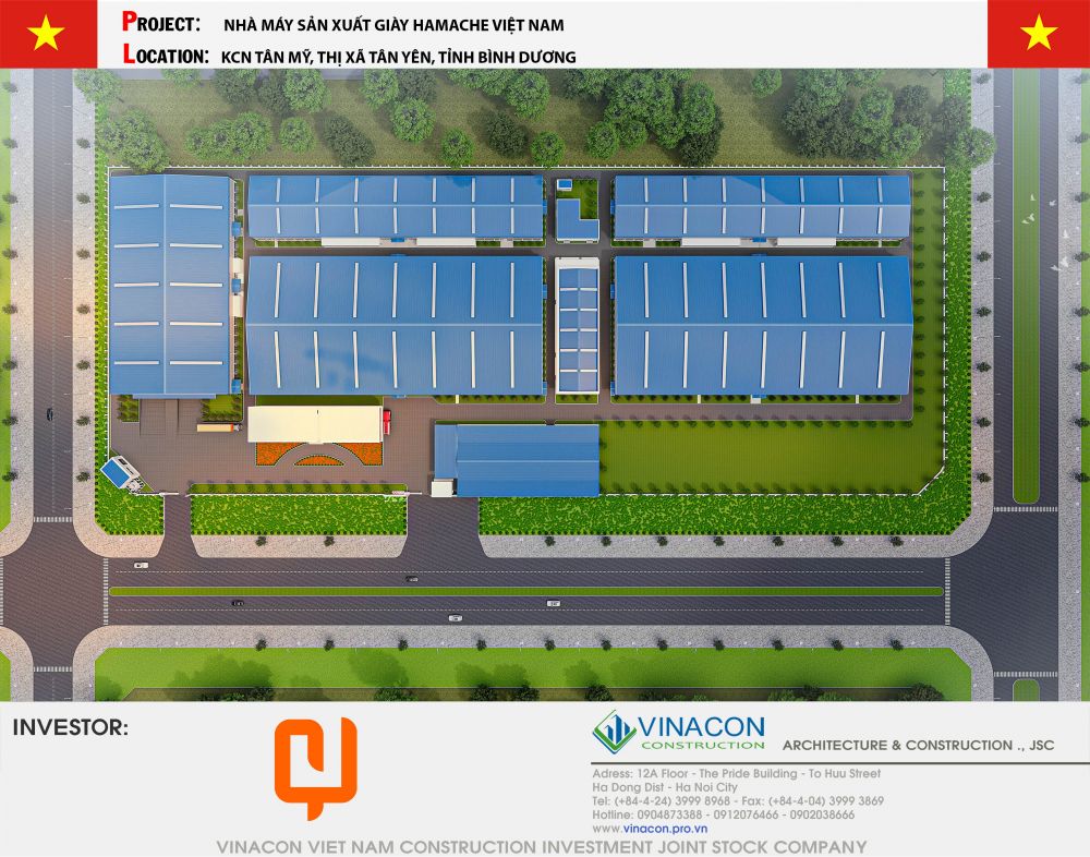 Nhà máy sản xuất giày Hamache Việt Nam