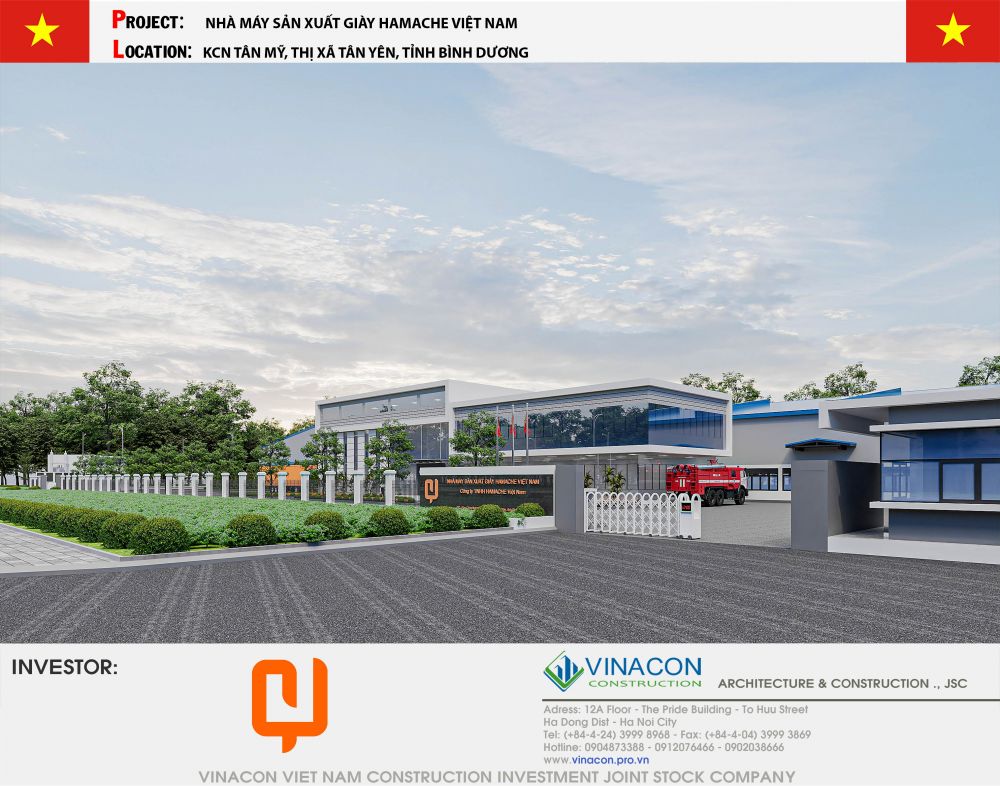 Nhà máy sản xuất giày Hamache Việt Nam