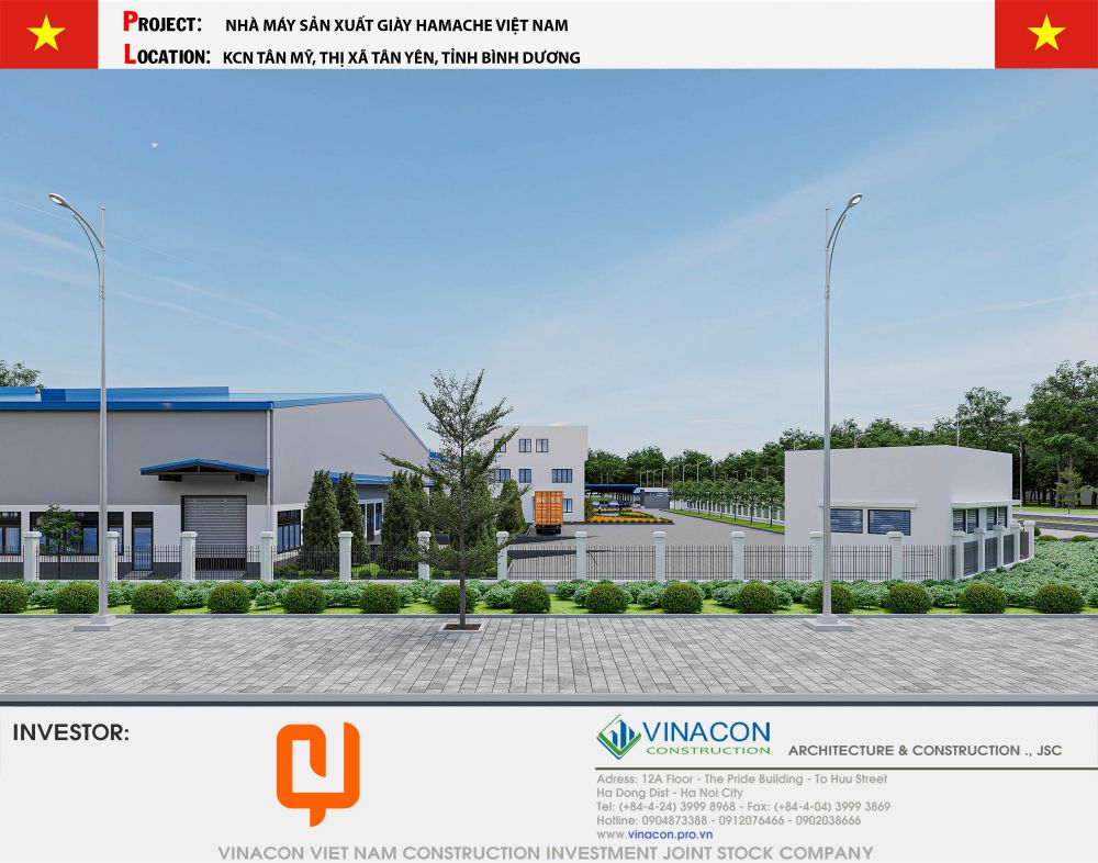 Nhà máy sản xuất giày Hamache Việt Nam