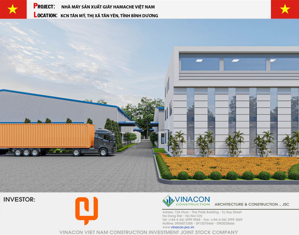 Nhà máy sản xuất giày Hamache Việt Nam