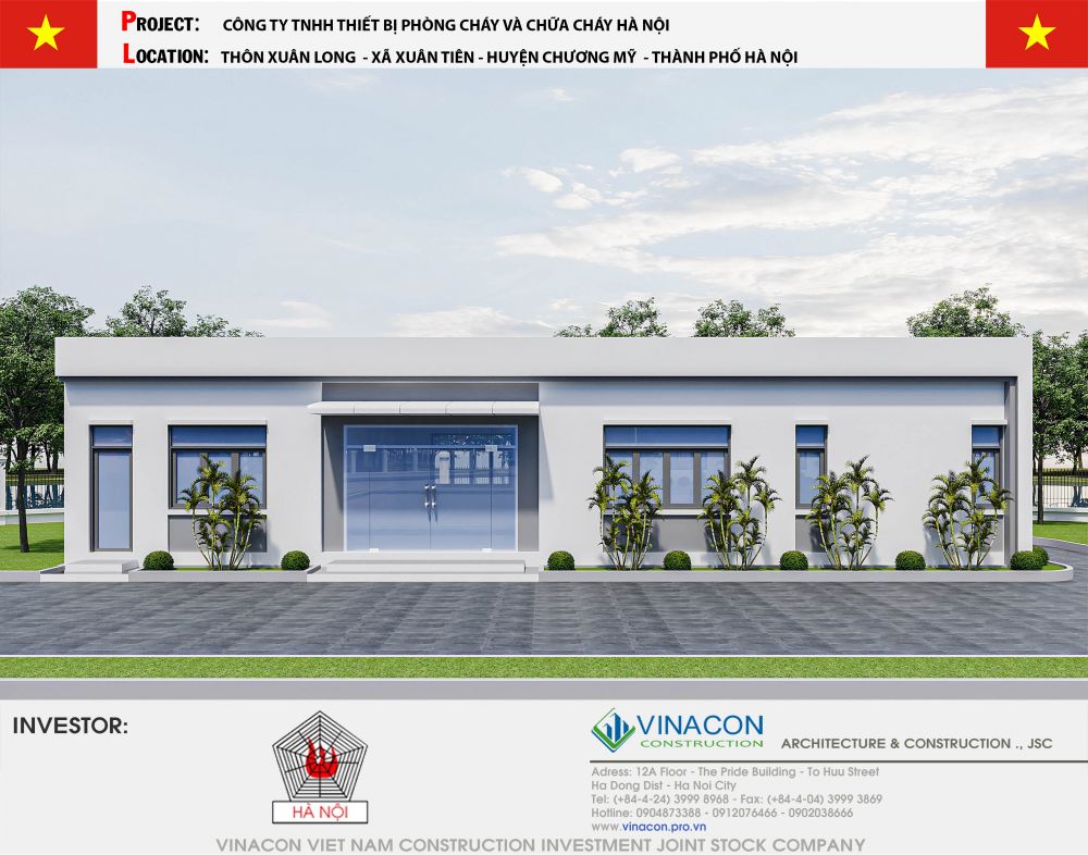 Thiết kế Nhà máy sản xuất thiết bị PCCC