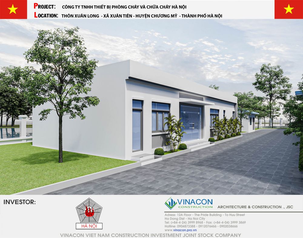 Thiết kế Nhà máy sản xuất thiết bị PCCC