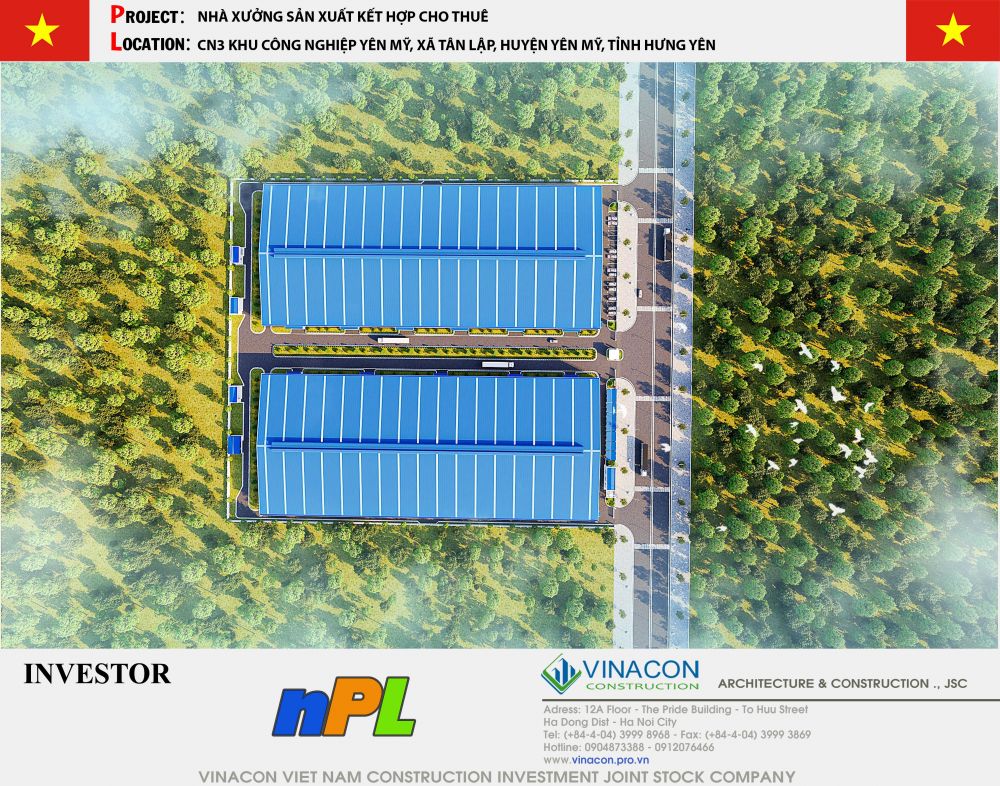 Top 15 mẫu thiết kế nhà xưởng cho thuê